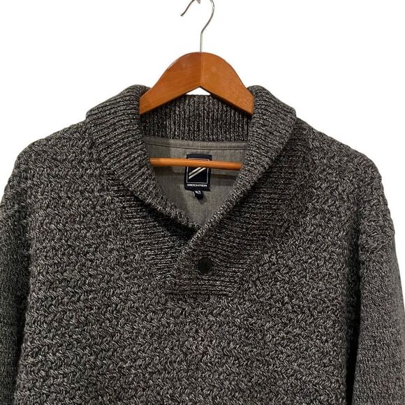 Hechter dark grey wool blend sweater. Size xlt - Picture 2 of 8